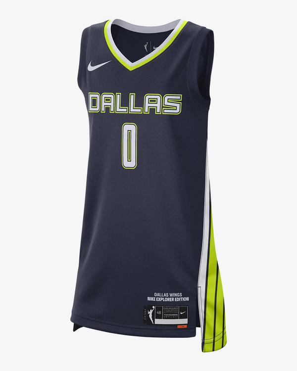 Men's Dallas Wings Satou Sabally #0 Navy Player Jersey