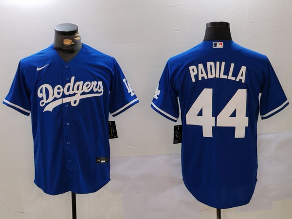 Men's Los Angeles Dodgers Vicente Padilla #44 Royal Player Jersey