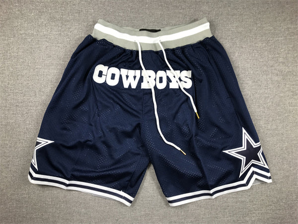 Men's Dallas Cowboys Navy Pocket Shorts