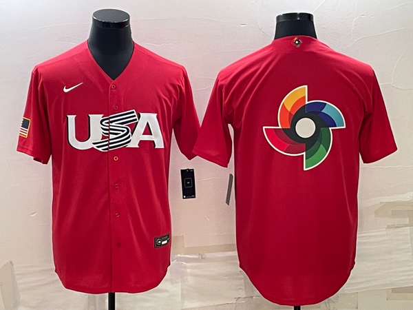 Men's 2023 World Baseball Classic USA Red Jersey