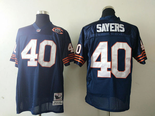 Men's Chicago Bears Gale Sayers Mitchell & Ness Navy Legacy Replica Player Jersey