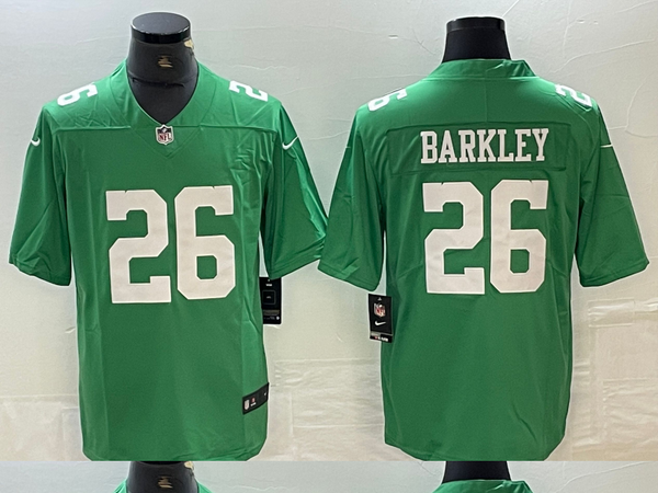 Men's Philadelphia Eagles Saquon Barkley #26 Kelly Green Player Jersey