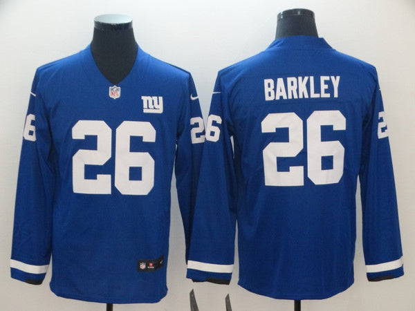 Men's New York Giants Saquon Barkley #26 Blue Player Game Jersey