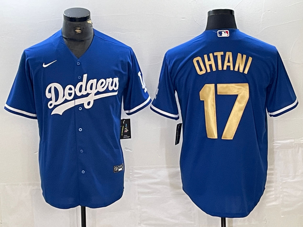 Men's Los Angeles Dodgers Shohei Ohtani Blue Player Game Jersey