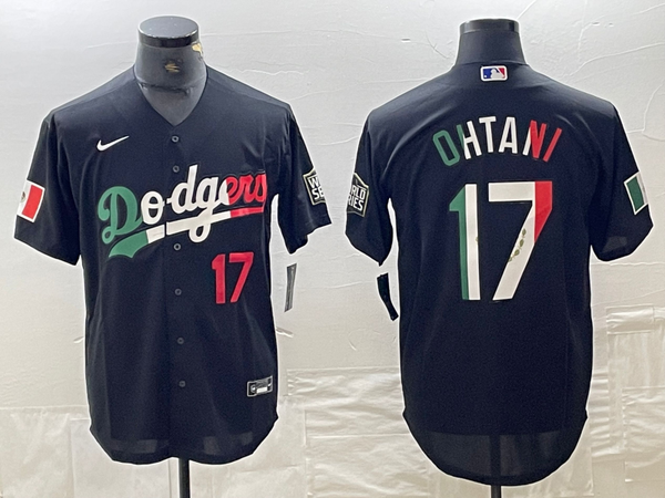 Men's Los Angeles Dodgers Shohei Ohtani Black Game Jersey