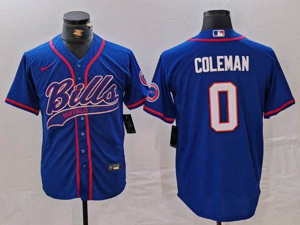 Men's Buffalo Bills Keon Coleman #0 Royal Game Jersey