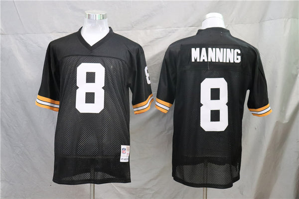 Men's New Orleans Saints Archie Manning Mitchell & Ness Black Legacy Replica Jersey