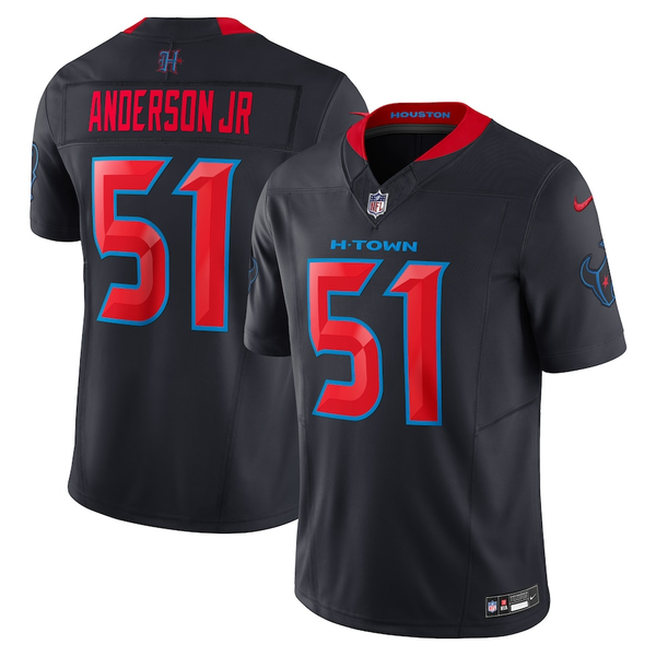 Men's Houston Texans Will Anderson Jr. #51 Navy 2nd Alternate Vapor F.U.S.E. Limited Jersey