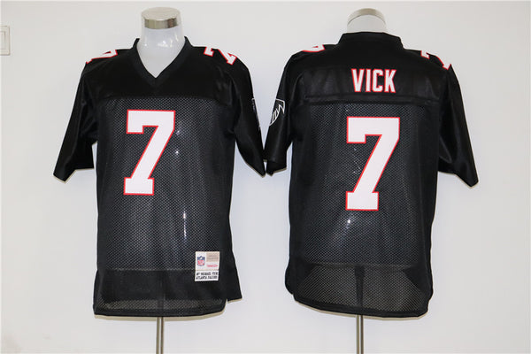 Men's Atlanta Falcons Michael Vick Mitchell & Ness Black Legacy Replica Jersey