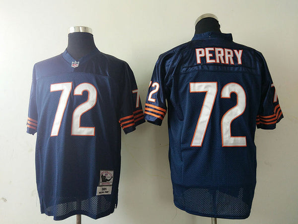 Men's Chicago Bears William Perry Mitchell & Ness Navy Legacy Replica Jersey