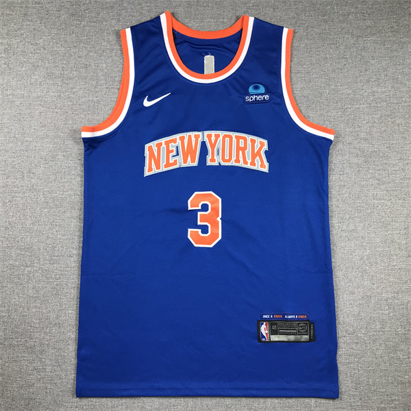 Men's New York Knicks Josh Hart #3 Blue Swingman Jersey - Icon Edition