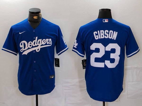 Men's Los Angeles Dodgers Kirk Gibson #23 Royal Replica Player Jersey