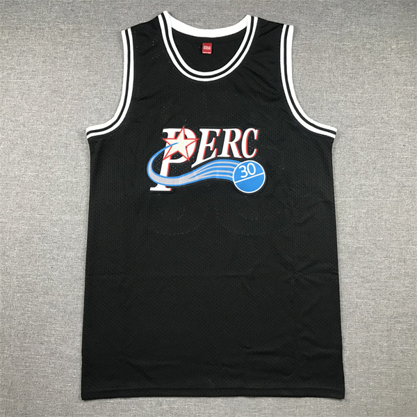 Men's Perc O'Cet #30 Movie Black Basketball Jersey