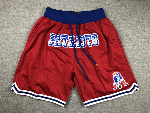 Men's New England Patriots Red Pocket Shorts