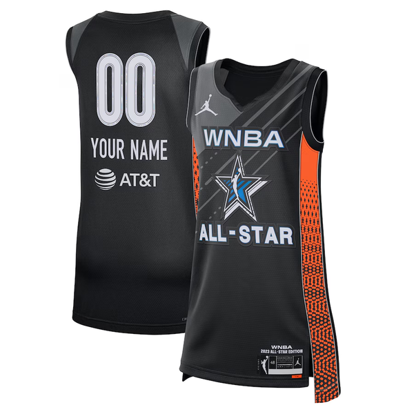 Men's Jordan Brand Black 2023 WNBA All-Star Game Custom Victory Jersey