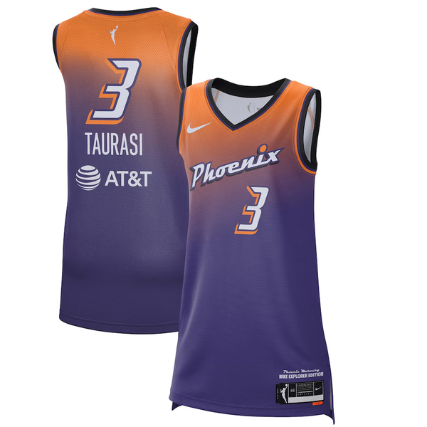 Men's Phoenix Mercury Diana Taurasi #3 Purple Explorer Edition Victory Jersey