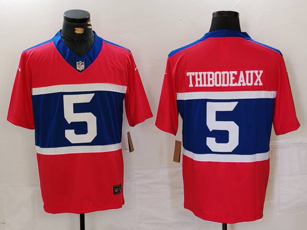 Men's New York Giants Kayvon Thibodeaux #5 Century Red Alternate Player Game Jersey