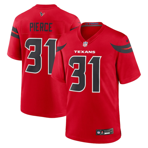 Men's Houston Texans Dameon Pierce #31 Red Alternate Game Jersey