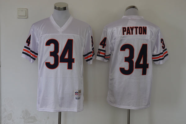 Men's Chicago Bears Walter Payton Mitchell & Ness White Legacy Replica Jersey