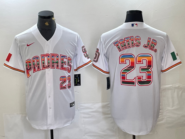 Men's San Diego Padres Fernando Tatis Jr. #23 White Limited Player Jersey