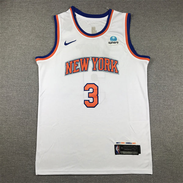 Men's New York Knicks Josh Hart #3 White Swingman Jersey - Association Edition