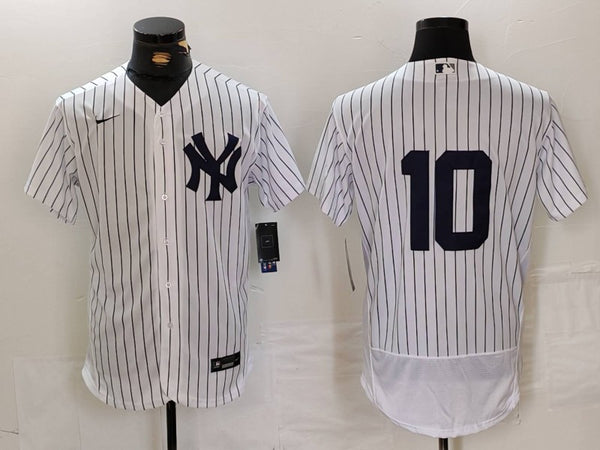 Men's New York Yankees Phil Rizzuto #10 White Replica Player Name Jersey