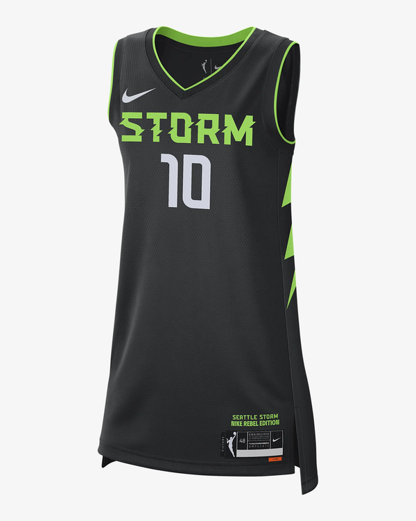 Men's Seattle Storm Sue Bird #10 Black Player Jersey