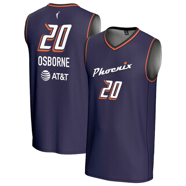 Men's Phoenix Mercury Charisma Osborne #20 Purple Player Jersey