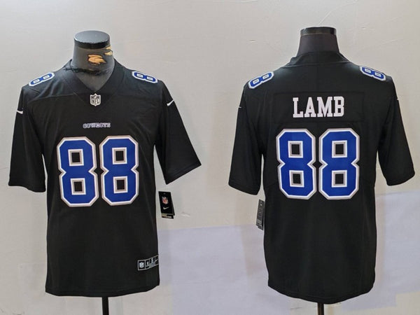 Men's Dallas Cowboys CeeDee Lamb Black Game Player Jersey