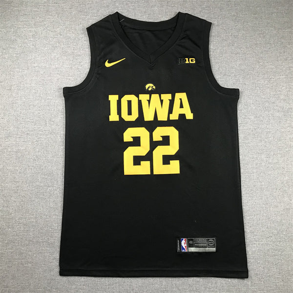 Men's Iowa Hawkeyes Caitlin Clark #22 Black Replica Game Jersey