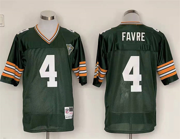 Men's Green Bay Packers Brett Favre Mitchell & Ness Green Legacy Replica Player Jersey