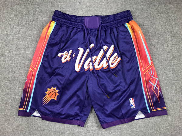 Men's Phoenix Suns Purple 2023/24 Pocket Shorts City Edition