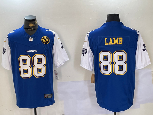 Men's Dallas Cowboys CeeDee Lamb #88 Royal Game Player Jersey