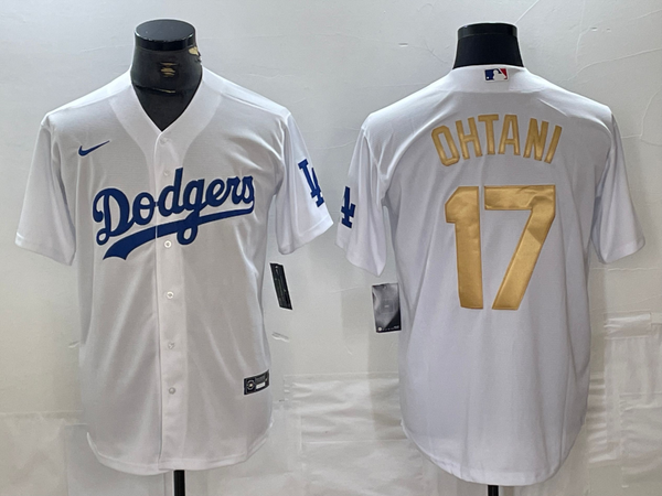 Men's Los Angeles Dodgers Shohei Ohtani White Player Game Jersey