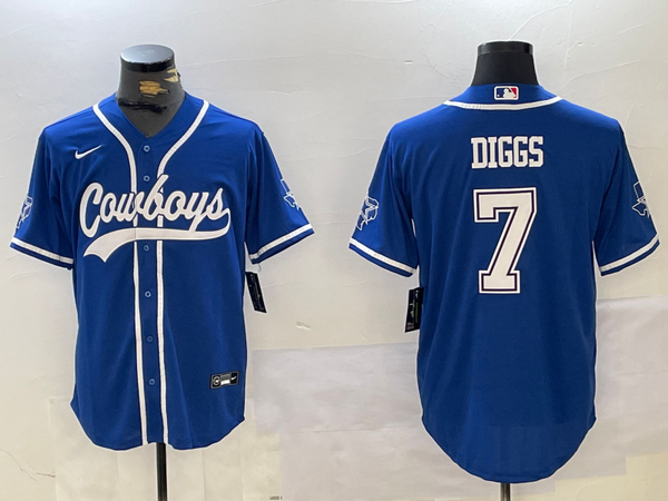 Men's Dallas Cowboys Trevon Diggs #7 Royal Game Jersey