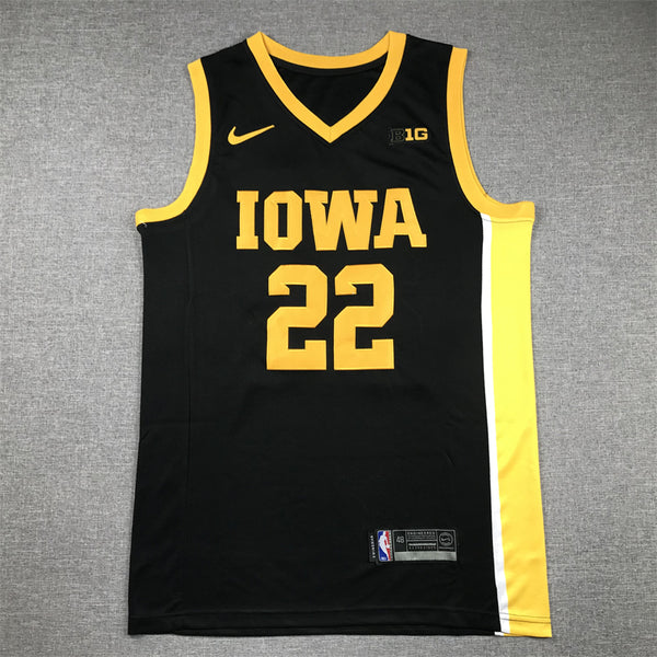 Men's Iowa Hawkeyes Caitlin Clark #22 Black Replica Player Jersey