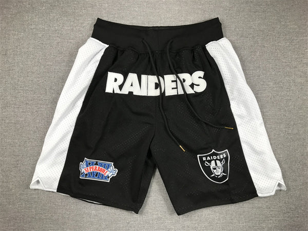 Men's Las Vegas Raiders Black Pocket Shorts