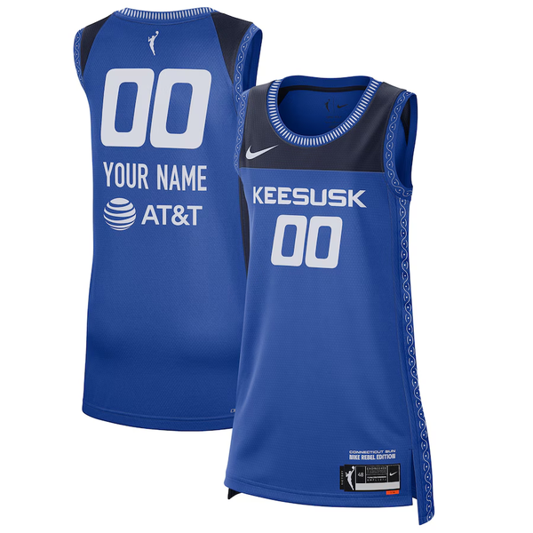 Men's Connecticut Sun Royal 2021 Rebel Edition Victory Custom Jersey