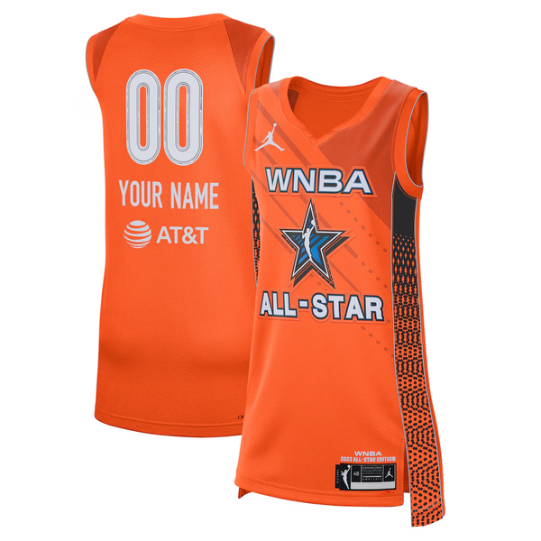 Men's Jordan Brand Orange 2023 WNBA All-Star Game Custom Victory Jersey