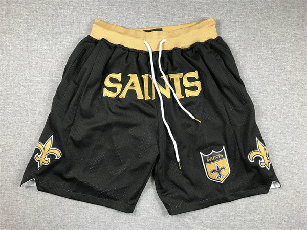 Men's New Orleans Saints Black Pocket Shorts