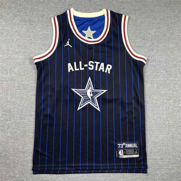 Men's Milwaukee Bucks Giannis Antetokounmpo #34 Navy 2024 NBA All-Star Game Swingman Jersey