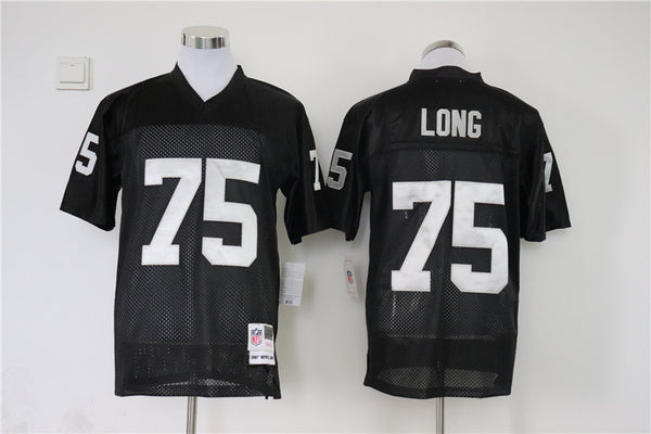 Men's Oakland Raiders Howie Long Mitchell & Ness Black Legacy Replica Jersey