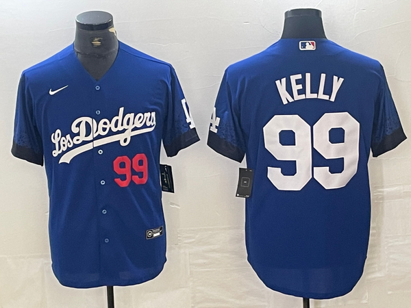 Men's Los Angeles Dodgers Joe Kelly #99 Blue Game Jersey