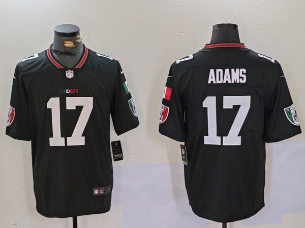 Men's Las Vegas Raiders Davante Adams #17 Black Vapor Limited Jersey