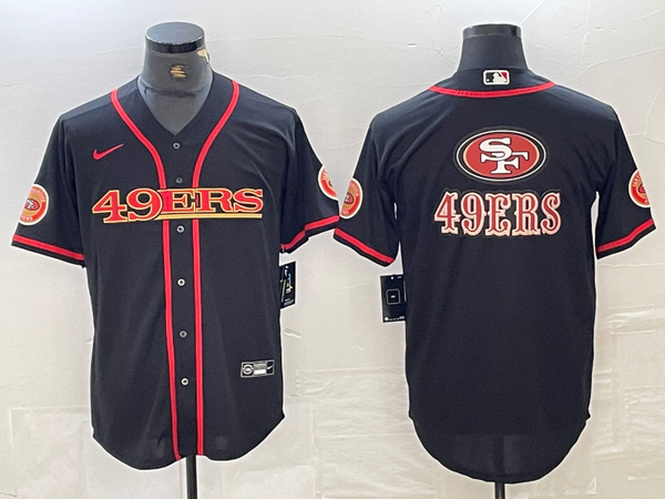 Men's San Francisco 49ers Black Joint Edition Player Jersey