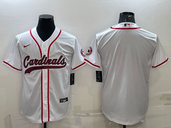 Men's Arizona Cardinals White Blank Jersey