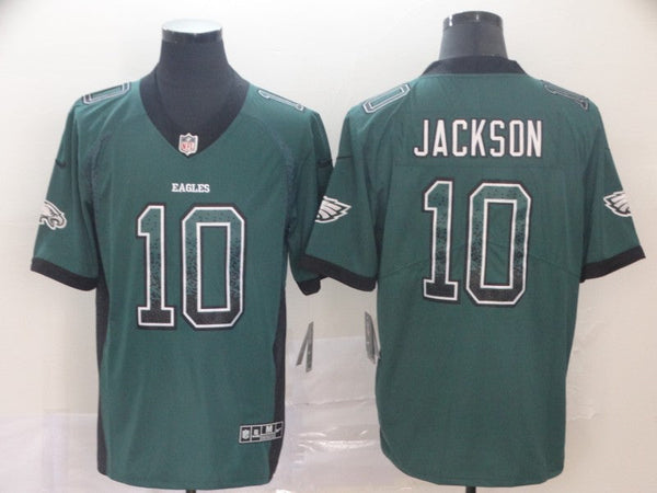 Men's Philadelphia Eagles Desean Jackson #10 Midnight Green Game Player Jersey