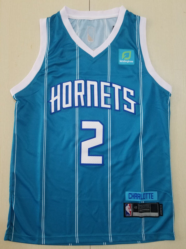 Men's Charlotte Hornets LaMelo Ball Blue 2020-21 swingman jersey