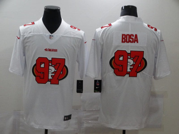 Men's San Francisco 49ers #97 Nick Bosa White Game Player Jersey