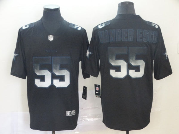 Men's Dallas Cowboys Leighton Vander Esch #55 Black Team Game Jersey